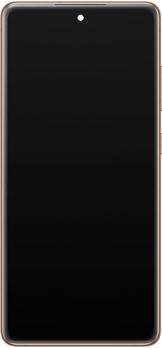 Samsung Galaxy Galaxy S20 FE 5G G781 érintőképernyős kijelző kerettel, narancssárga, szervizcsomag GH82-24215F