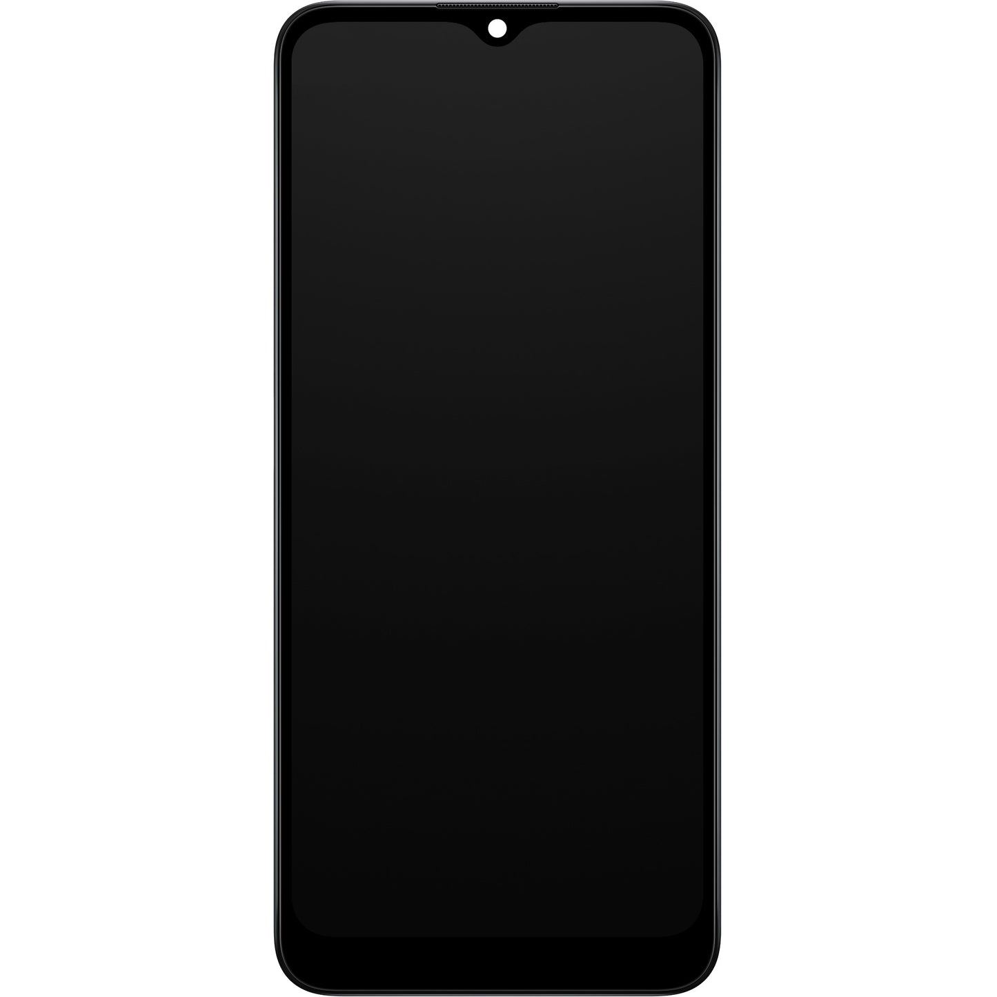 Érintőképernyős kijelző Samsung Galaxy A02s A025G, kerettel, fekete, szervizcsomag GH81-20181A