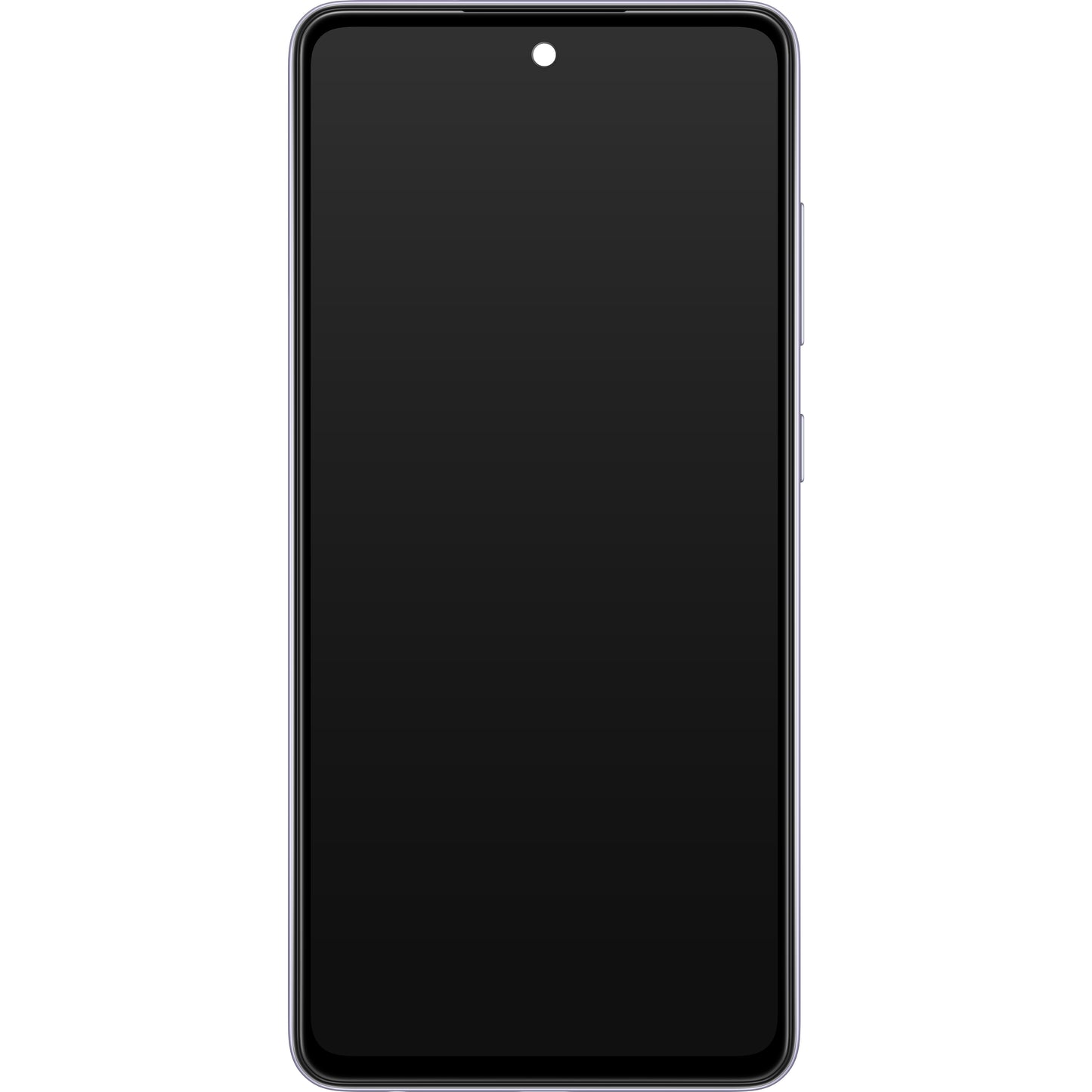 Samsung Galaxy Galaxy A52 5G A526 / A52 A525 érintőképernyős kijelző kerettel, lila, szervizcsomag GH82-25524C