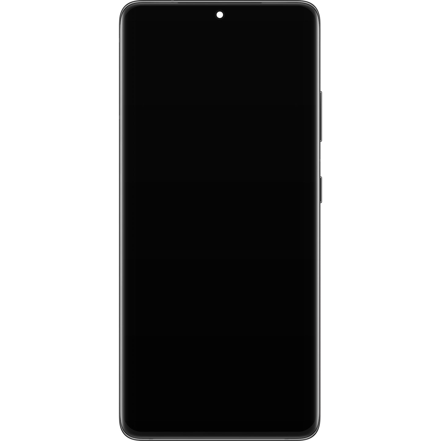 Érintőképernyős kijelző Samsung Galaxy S21 Ultra 5G G998, kerettel, fekete, szervizcsomag GH82-26035A