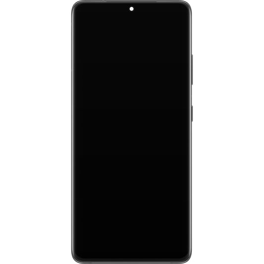 Samsung Galaxy Galaxy S21 Ultra 5G G998 Touchscreen Display with Frame, Black, Service Pack GH82-26035A
