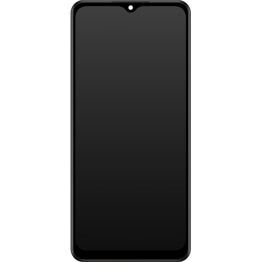 Touchscreen Display Samsung Galaxy A02 A022, with Frame, Black, Service Pack GH82-25249A