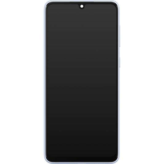 Samsung Galaxy Galaxy A33 5G A336 érintőképernyős kijelző kerettel, kék, szervizcsomag GH82-28143C