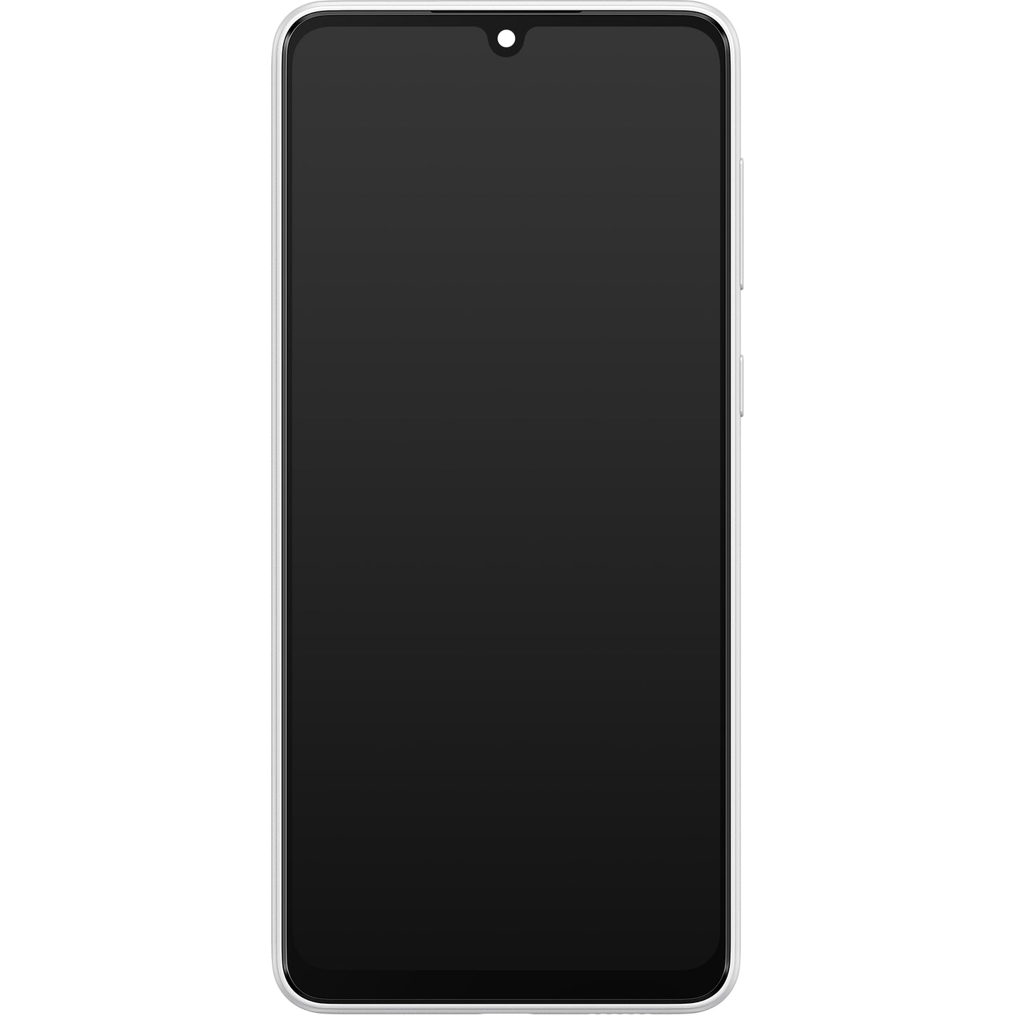 Érintőképernyős kijelző Samsung Galaxy A33 5G A336, kerettel, fehér, szervizcsomag GH82-28143B