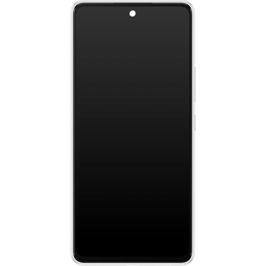 Érintőképernyős kijelző Samsung Galaxy A53 5G A536, kerettel, fehér, szervizcsomag GH82-28024B