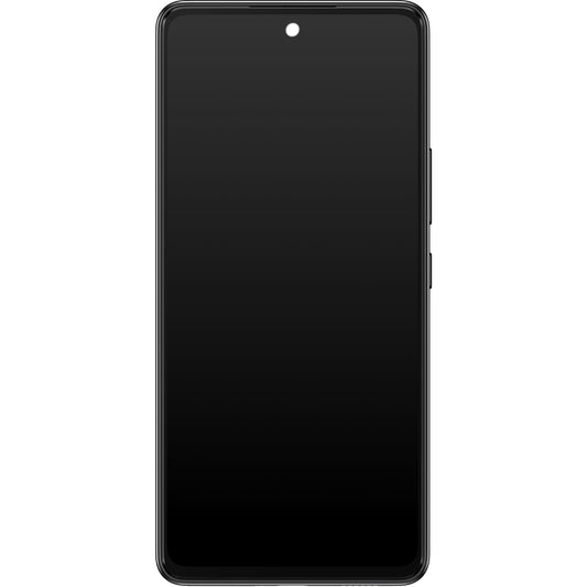 Samsung Galaxy A53 5G A536 érintőképernyős kijelző Samsung Galaxy A53 5G A536, kerettel, fekete, szervizcsomag GH82-28024A