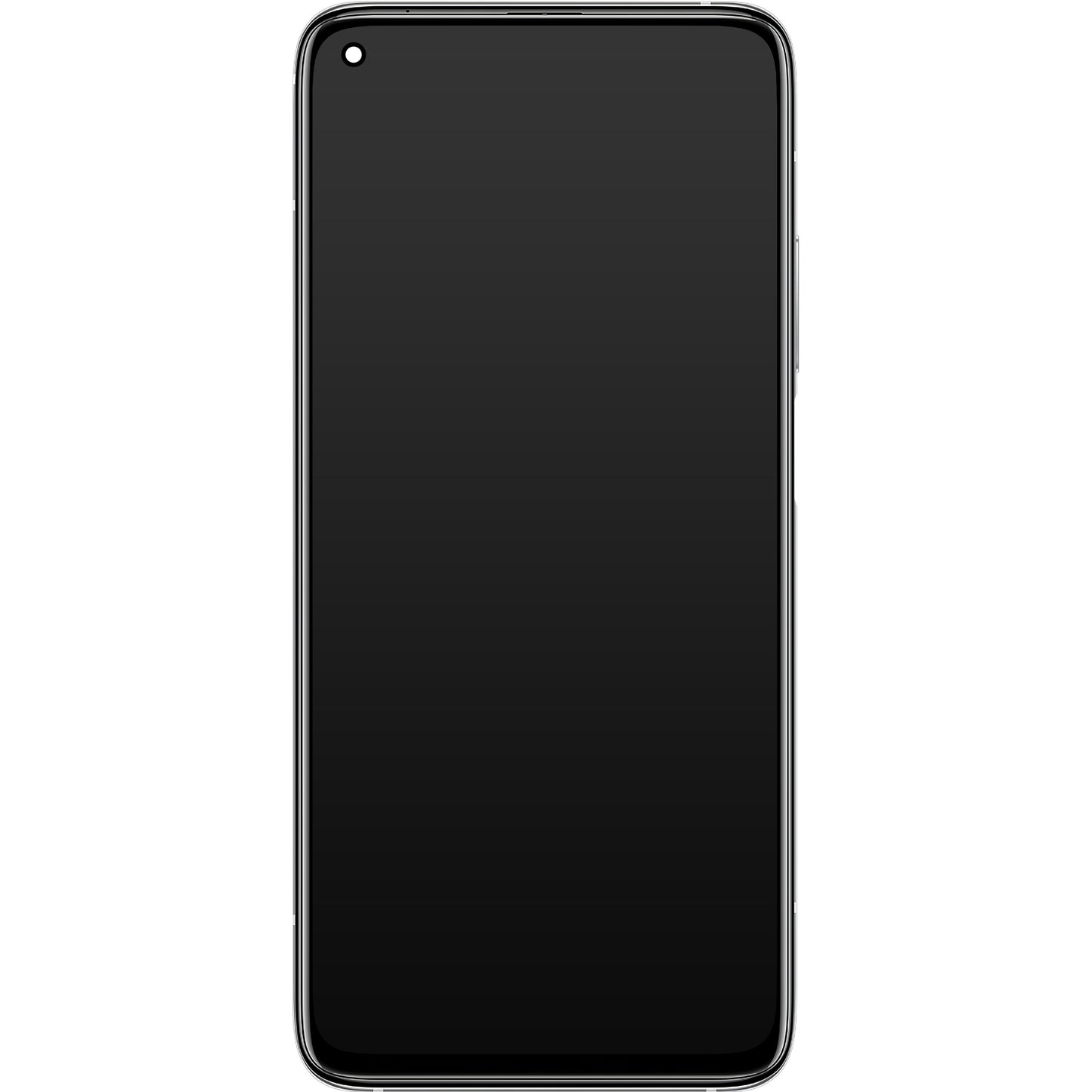 Xiaomi Redmi Redmi K30S / 10T 5G / 10T Pro 5G érintőképernyős kijelző kerettel, ezüst, szervizcsomag 5600040J3S00