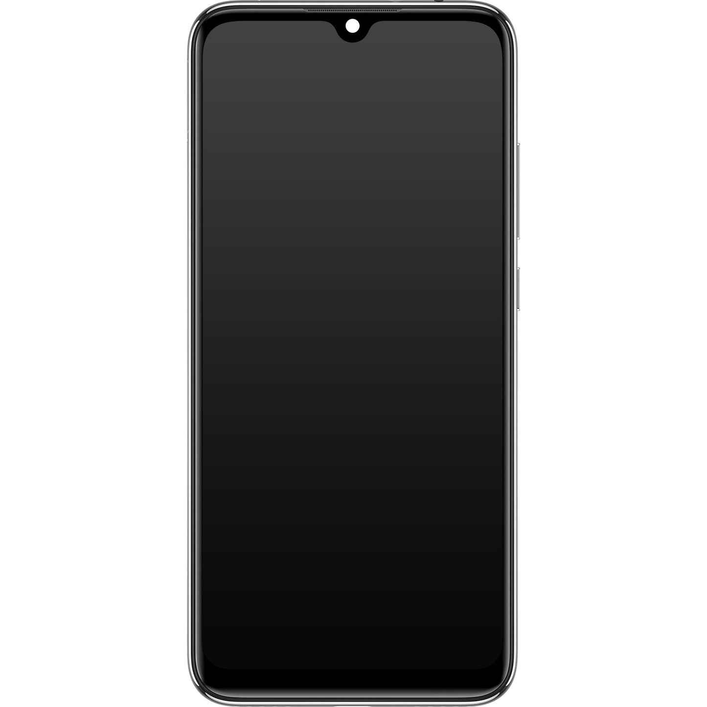 Xiaomi Mi A3 érintőképernyős kijelző, kerettel, szürke, szervizcsomag 56031000909090B6