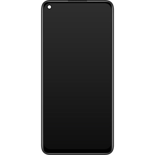 Xiaomi Redmi Note 9 érintőképernyős kijelző, kerettel, fekete, szervizcsomag 560003J15S00