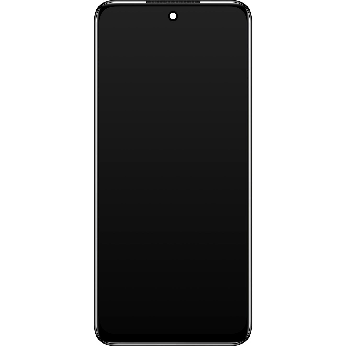 Érintőképernyős kijelző Xiaomi Redmi Note 10 5G, kerettel, szürke, szervizcsomag 5600020K1900