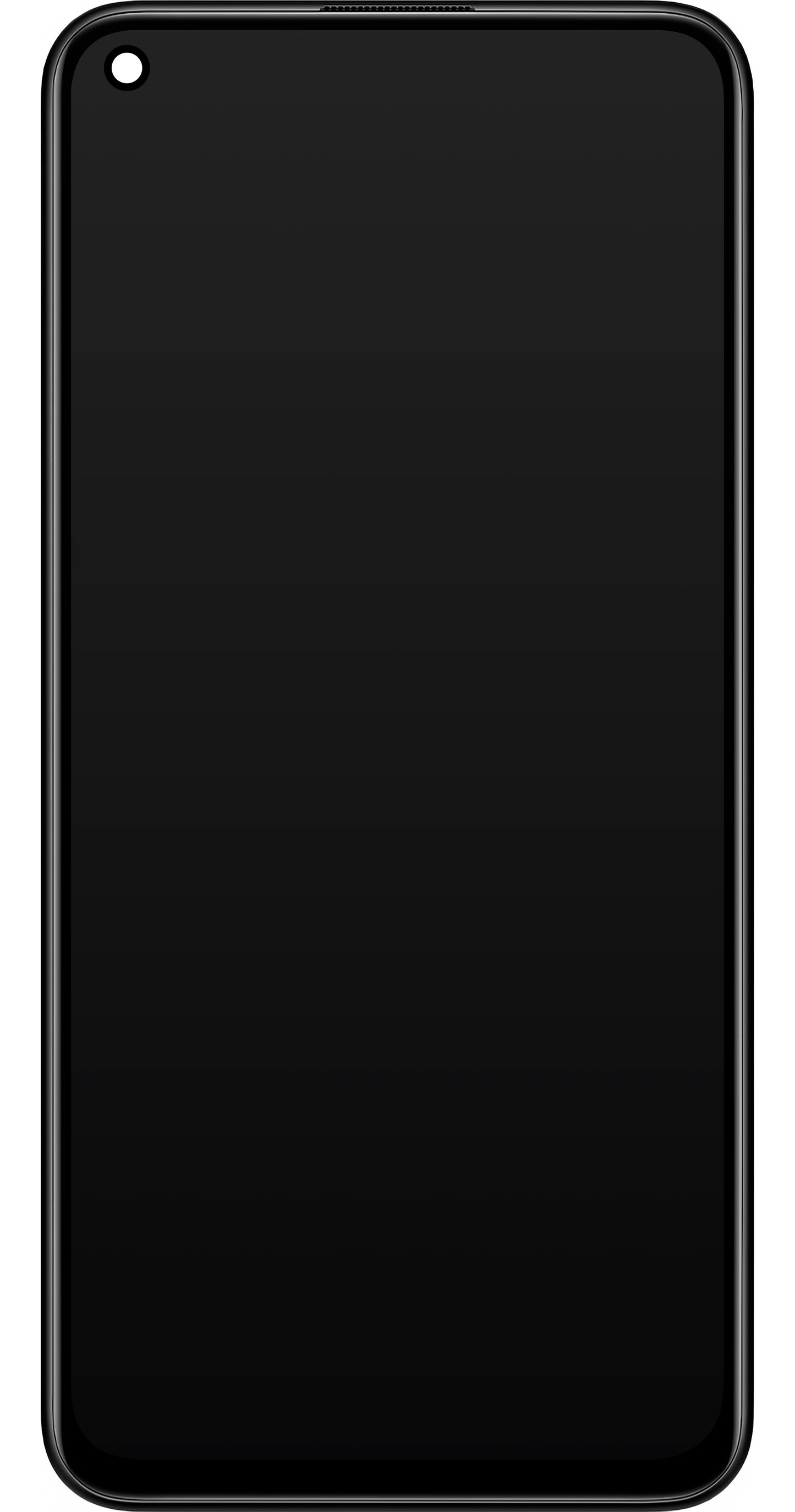 Érintőképernyős kijelző Xiaomi Redmi Note 9 5G / Redmi Note 9T 5G, kerettel, fekete, szervizcsomag 5600030J2200