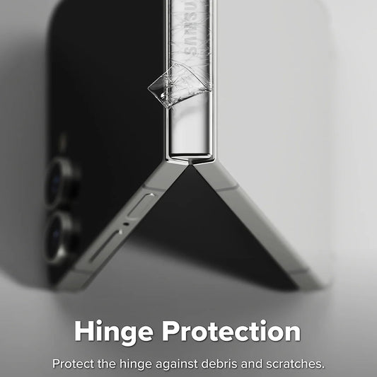Ringke zsanéros védőfólia Samsung Galaxy Z Flip7 F766-hoz, műanyag, 2 darabos készlet