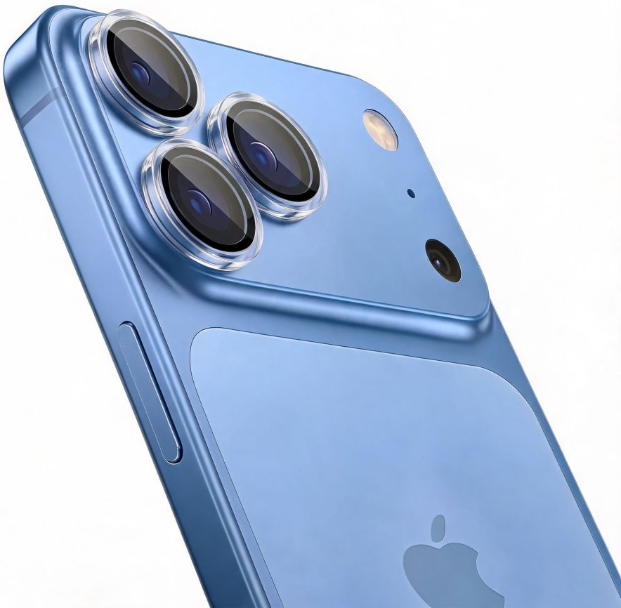 Tech-Protect CamRing Fit+ hátlapi kamera védőfólia Apple iPhone 18 Pro / 18 Pro Max készülékhez, edzett üveg, átlátszó