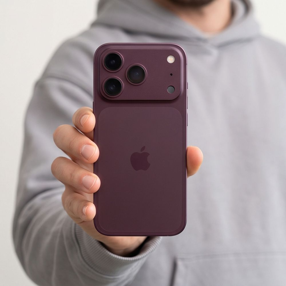 Tech-Protect CamFull Fit+ hátlapi kamera védőfólia Apple iPhone 18 Pro Max készülékhez, edzett üveg, bordó