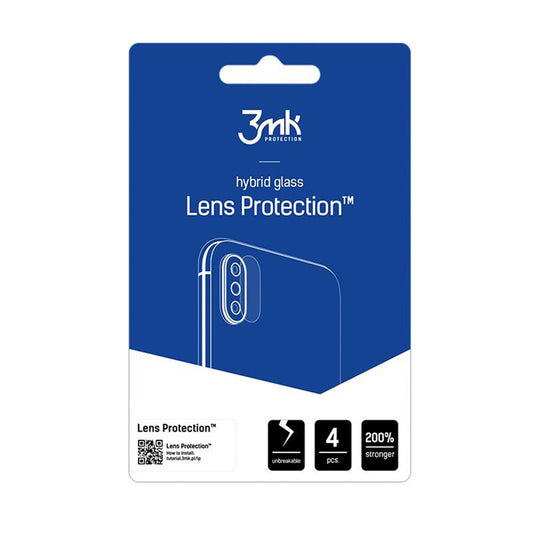 3MK Protection hátlapi kamera védőfólia Nothing Phone (4b) készülékhez, edzett üveg, 4 darabos készlet, átlátszó