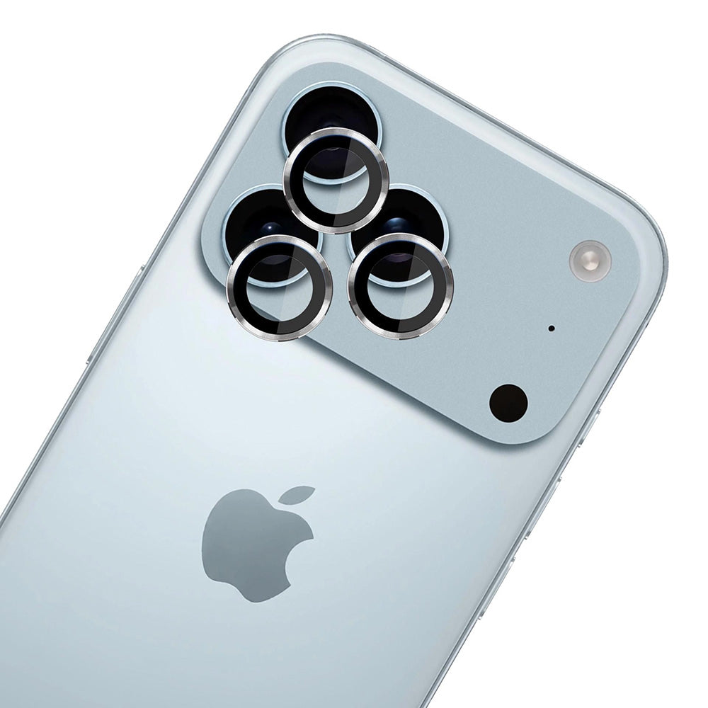 Hátsó kamera védőfólia 3MK Protection Pro Apple iPhone 17 Pro Max / 17 Pro készülékhez, Edzett üveg, Ezüst