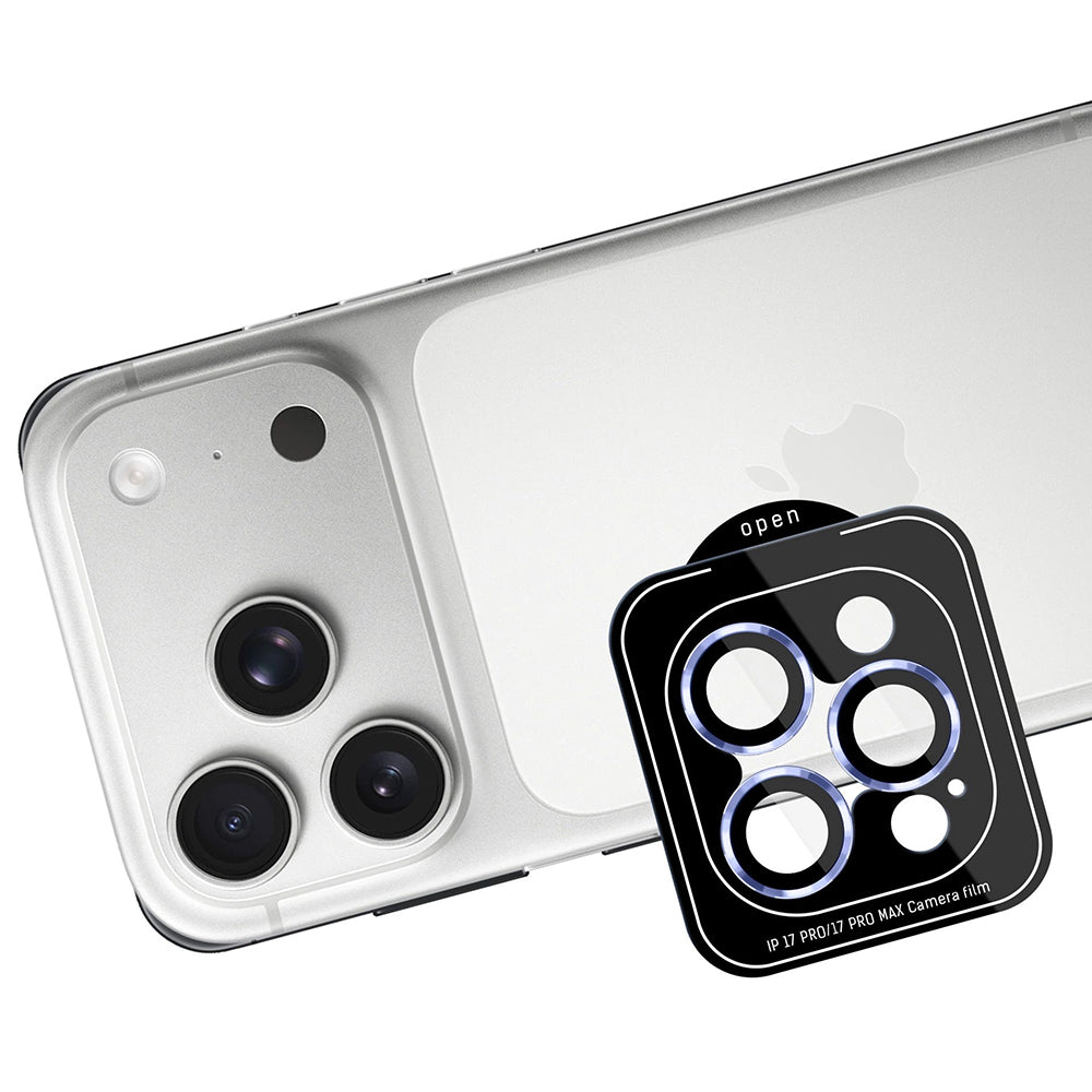 3MK Protection Pro hátlapi kamera védőfólia Apple iPhone 18 Pro / 18 Pro Max készülékhez, edzett üveg, kék