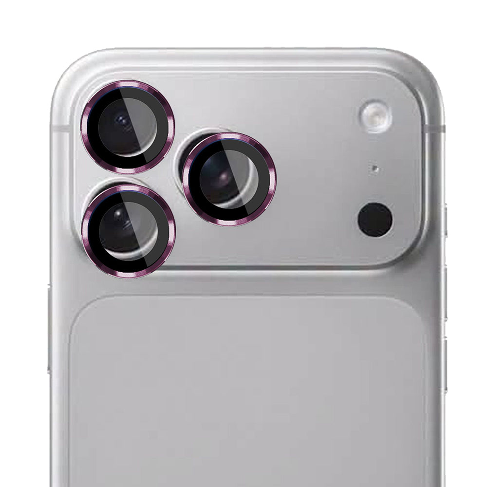 3MK Protection Pro hátlapi kamera védőfólia Apple iPhone 18 Pro / 18 Pro Max készülékhez, edzett üveg, bordó