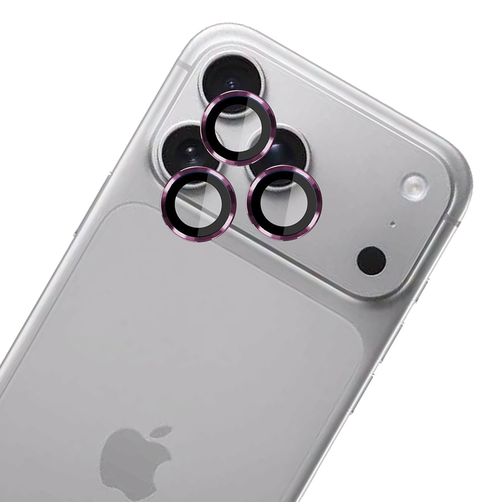 3MK Protection Pro hátlapi kamera védőfólia Apple iPhone 18 Pro / 18 Pro Max készülékhez, edzett üveg, bordó