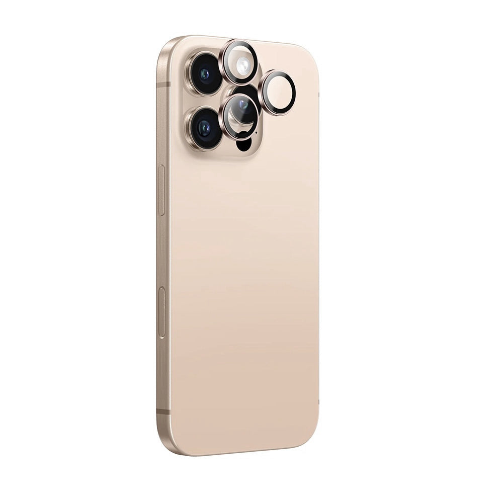 Anank AR hátlapi kamera védőfólia Apple iPhone 16 Pro Max / 16 Pro készülékhez, edzett üveg, arany
