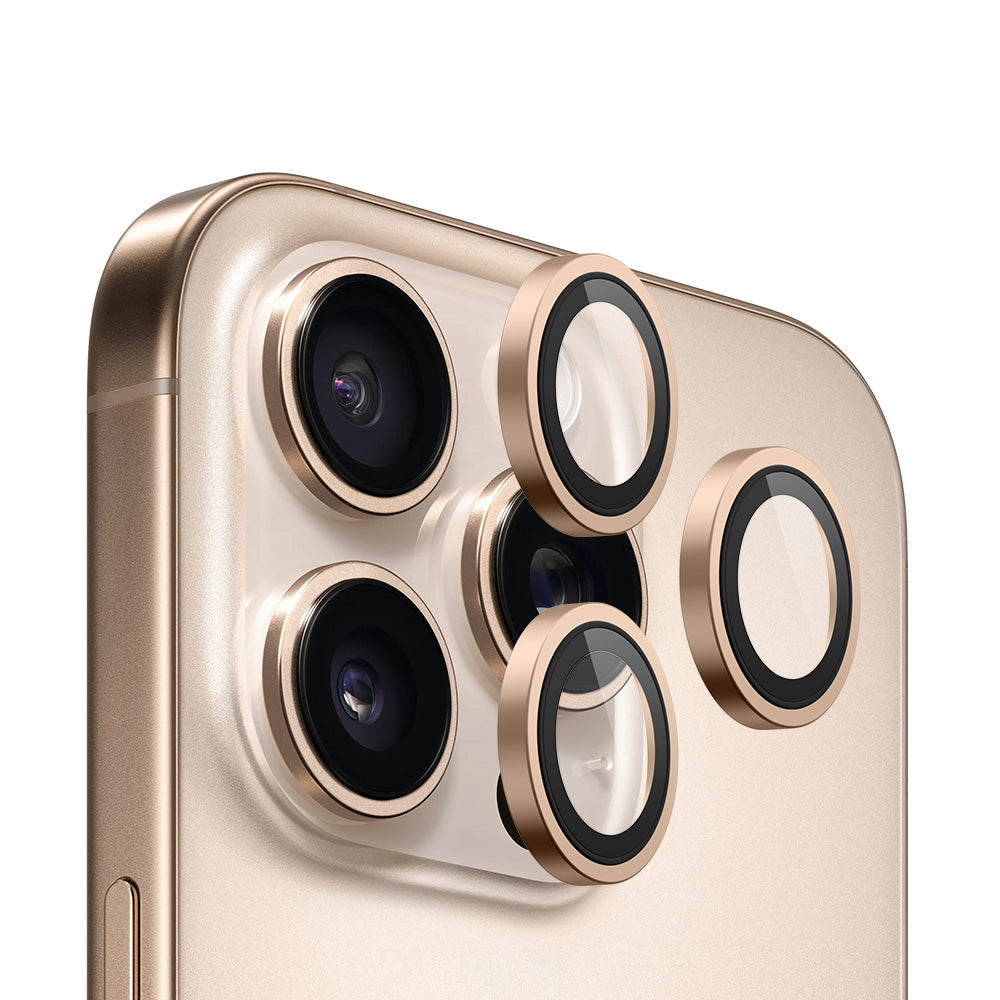 Blueo 99 Anti-Reflektív HD hátlapi kamera védőfólia Apple iPhone 16 Pro Max / 16 Pro készülékhez, edzett üveg, bronz
