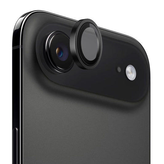 Blueo Metal Frame hátsó kamera védőfólia Apple iPhone 17 Air-hez, Edzett üveg, Fekete