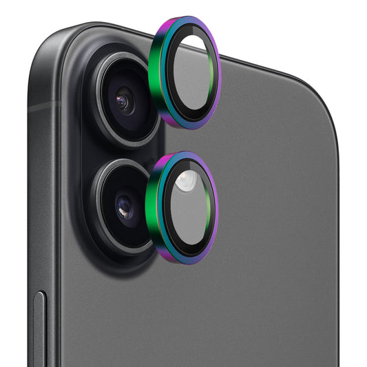 Blueo Metal Frame hátsó kamera védőfólia Apple iPhone 17-hez, Edzett üveg, Többszínű