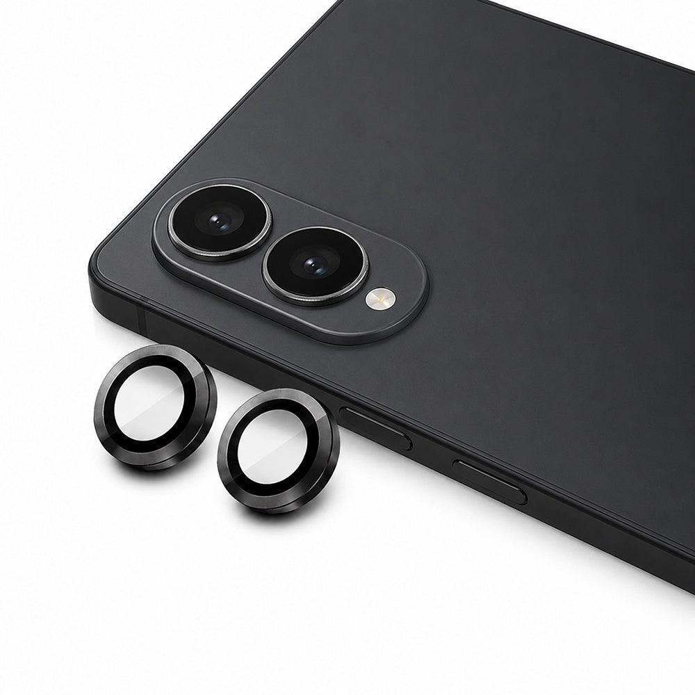 Blueo hátlapi kamera védőfólia Samsung Galaxy Z Fold8 F971-hez, edzett üveg, fekete