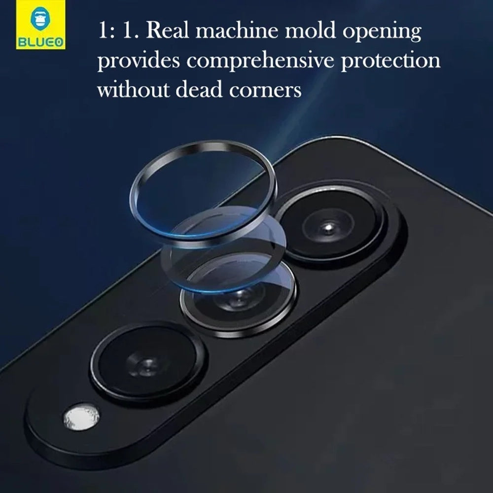 Blueo hátlapi kamera védőfólia Samsung Galaxy Z Fold8 F971-hez, edzett üveg, fekete
