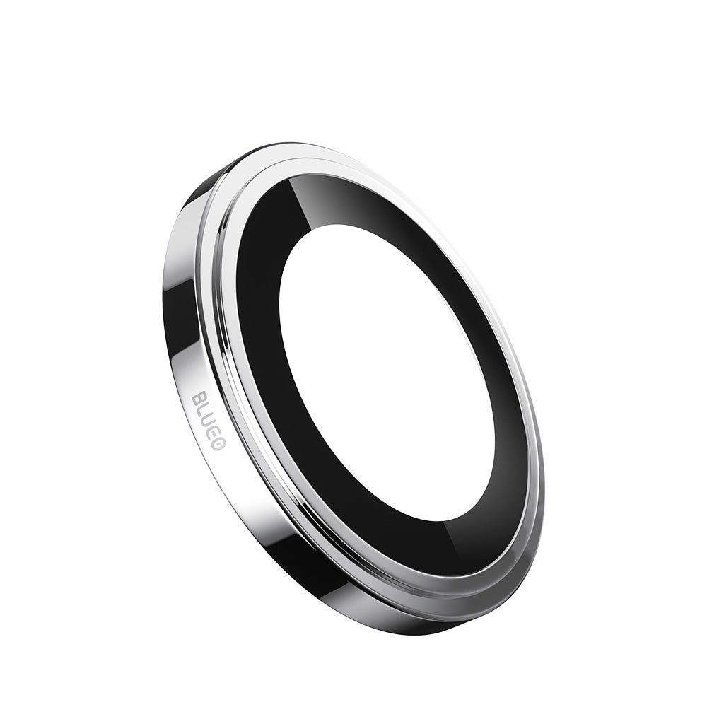 Blueo Sapphire Crystal hátlapi kamera védőfólia Apple iPhone 14 Pro Max / 14 Pro készülékhez, edzett üveg, ezüst