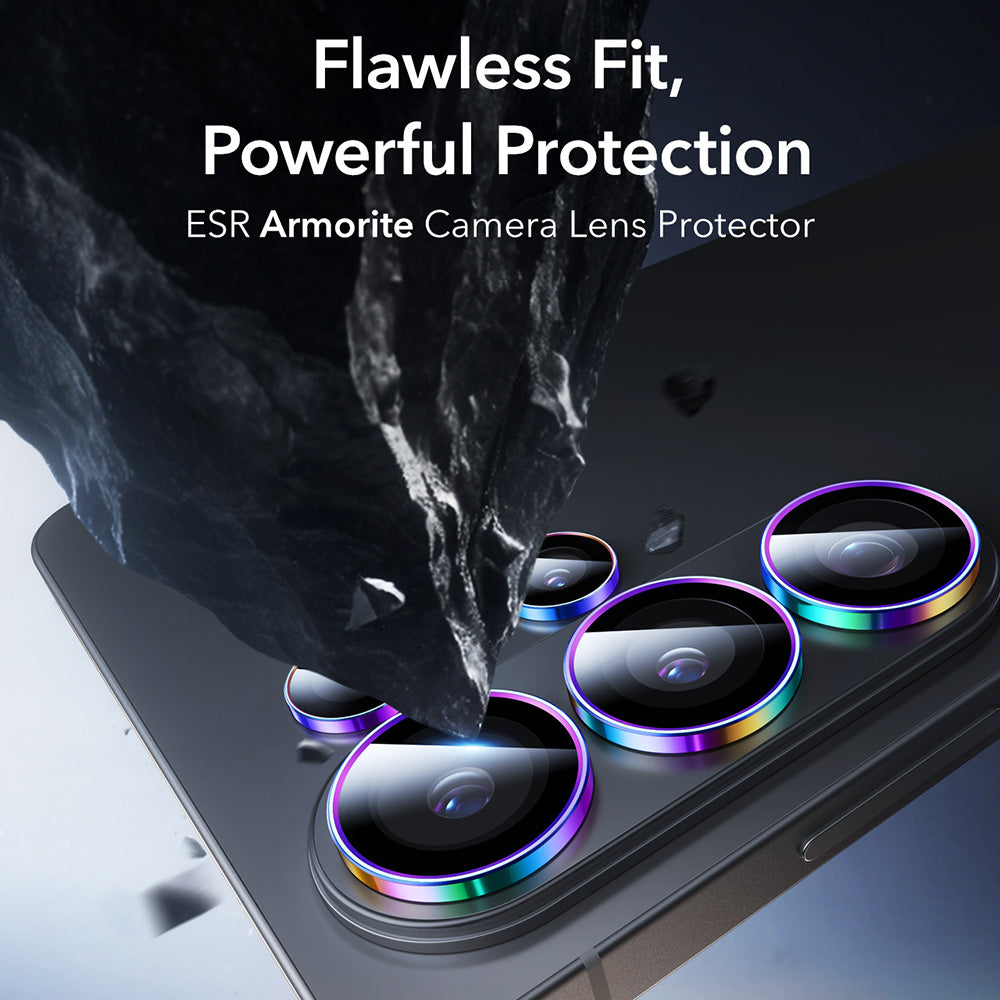 ESR Armorite hátsó kamera védőfólia Samsung Galaxy S26 Ultra S948-hoz, Edzett üveg, Többszínű