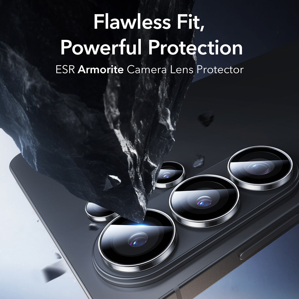 Hátsó kamera védőfólia ESR Armorite Samsung Galaxy S26 Ultra S948-hoz, Edzett üveg, Átlátszó