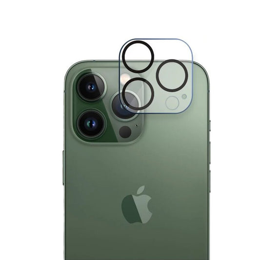 Lito S+ hátlapi kamera védőfólia Apple iPhone 13 Pro Max / 13 Pro készülékhez, edzett üveg, fekete