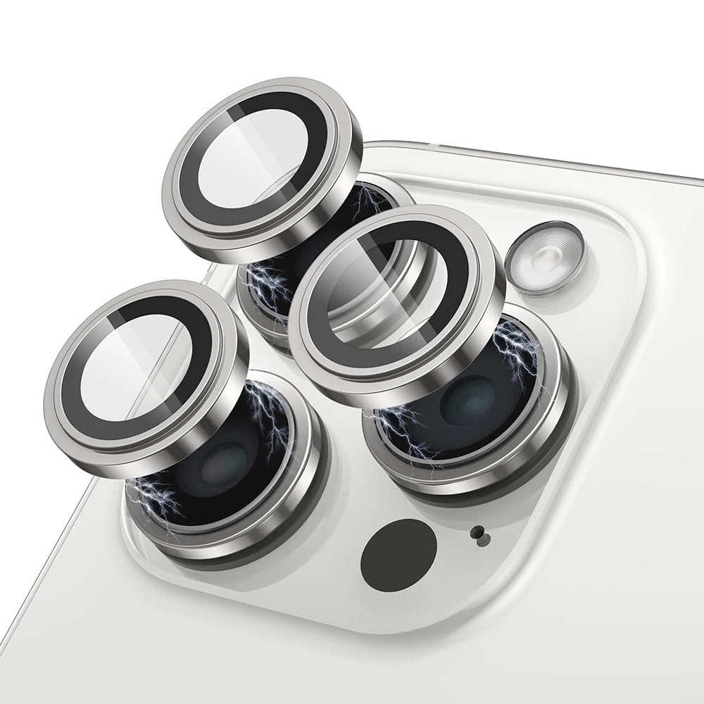 Lito S+ hátsó kamera védőfólia Apple iPhone 17 Air-hez, Edzett üveg, Ezüst