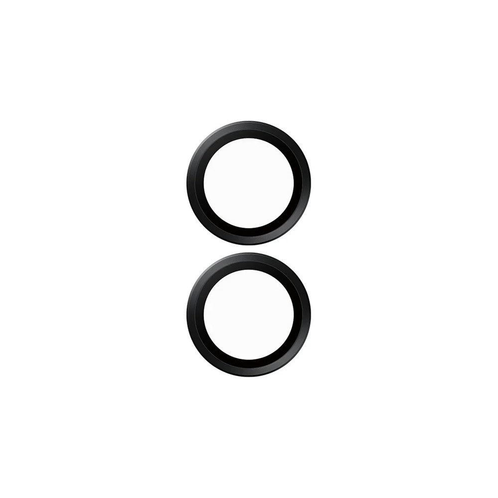 Védőfólia PanzerGlass Hoops az Apple iPhone 16 Plus / 16 hátsó kamerájához, Edzett üveg, Fekete