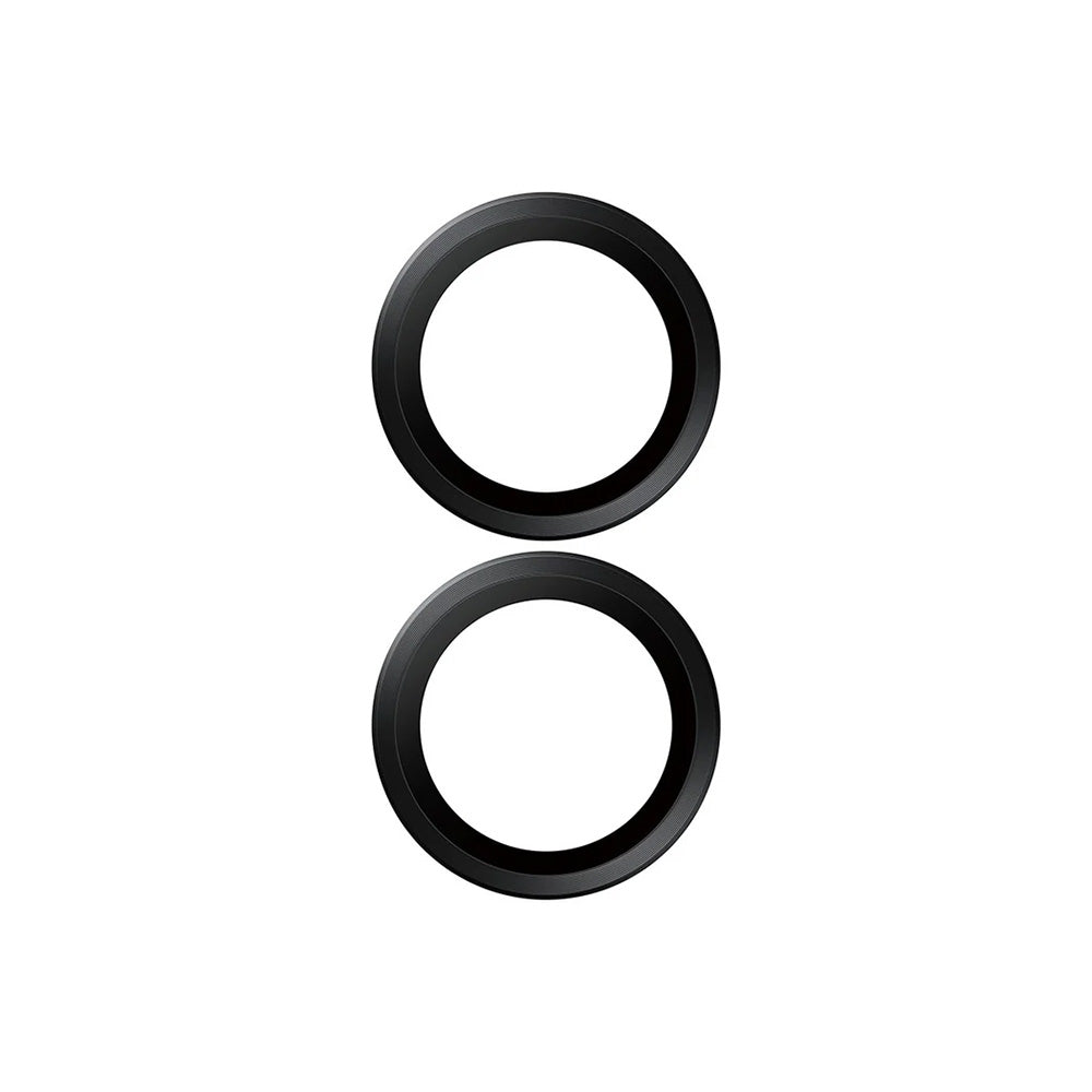 Hátsó kamera védőfólia PanzerGlass Hoops Apple iPhone 17 / 16 Plus / 16 készülékekhez, Edzett üveg, Fekete