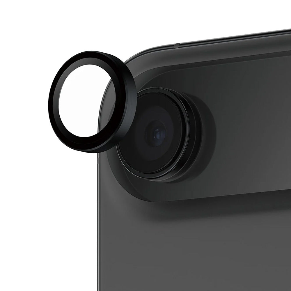 Védőfólia PanzerGlass Hoops az Apple iPhone 17 Air hátsó kamerájához, Edzett üveg, Fekete