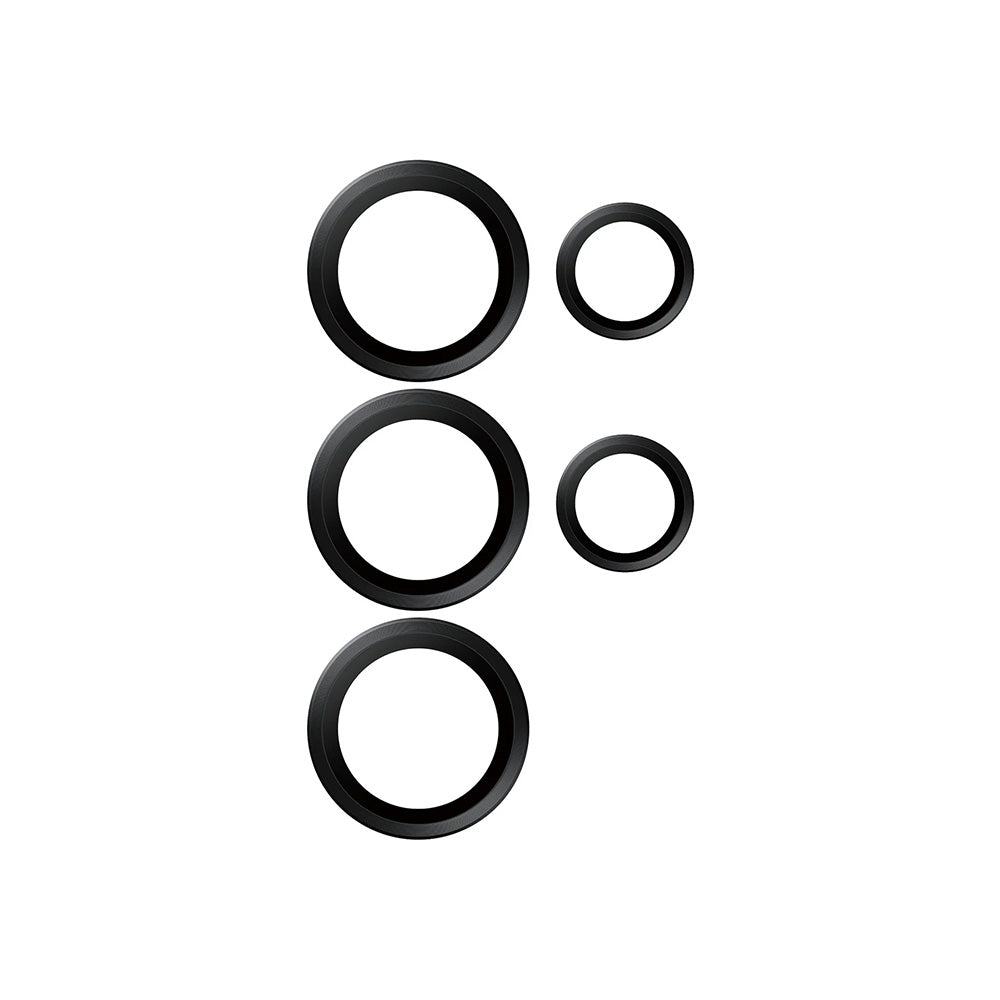 PanzerGlass Hoops hátsó kamera védőfólia Samsung Galaxy S25 Ultra S938-hez, Edzett üveg, Fekete