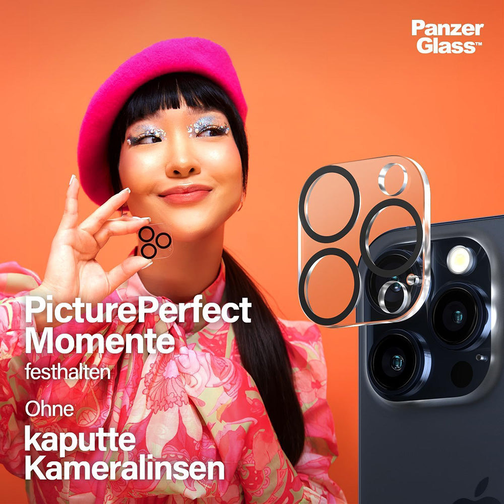 PanzerGlass PicturePerfect hátsó kamera védőfólia Apple iPhone 17 Pro-hoz, Edzett üveg, Átlátszó