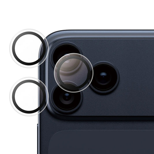PanzerGlass Safe hátsó kamera védőfólia. Apple iPhone 17 Pro Max / 17 Pro / 16 Pro Max / 16 Pro készülékekhez, Edzett üveg, Átlátszó