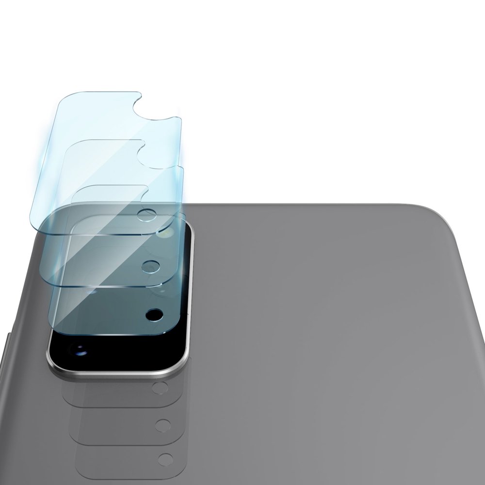 Ringke IDGL hátlapi kamera védőfólia Samsung Galaxy S20+ 5G G986 / S20+ G985 készülékhez, edzett üveg, 3 darabos készlet, átlátszó