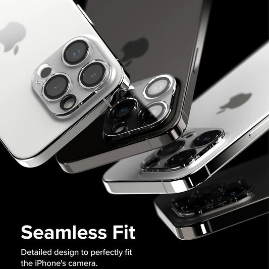 Ringke hátsó kamera védőfólia Apple iPhone 15 Pro Max-hez, Edzett üveg, 2 darabos készlet, Átlátszó