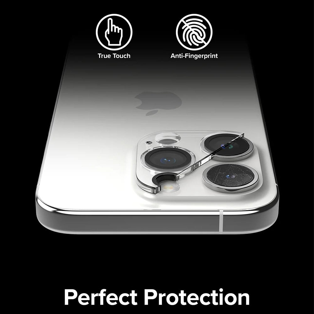 Ringke hátlapi kamera védőfólia Apple iPhone 15 Pro-hoz, edzett üveg, 2 darabos készlet, átlátszó