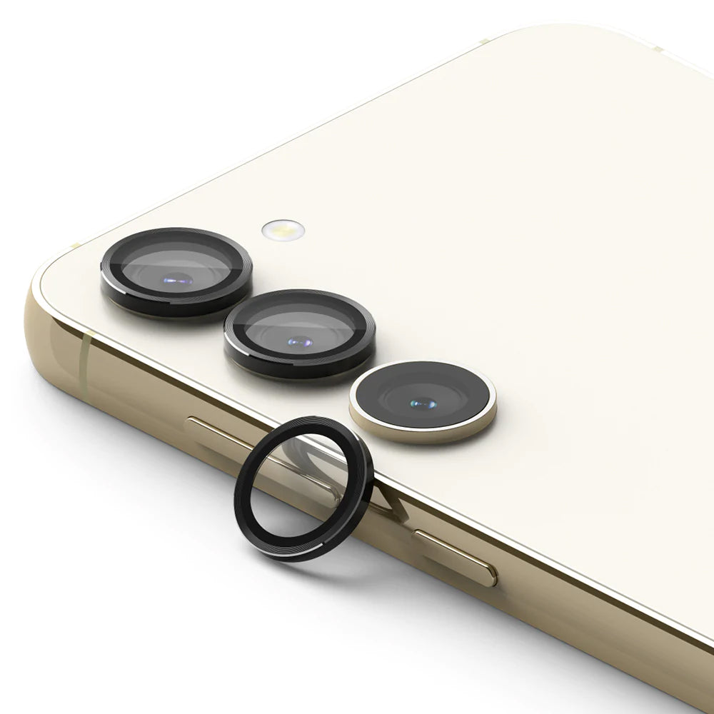 Ringke hátsó kamera védőfólia Samsung Galaxy S23+ S916 / S23 S911 készülékhez, Edzett üveg, Fekete