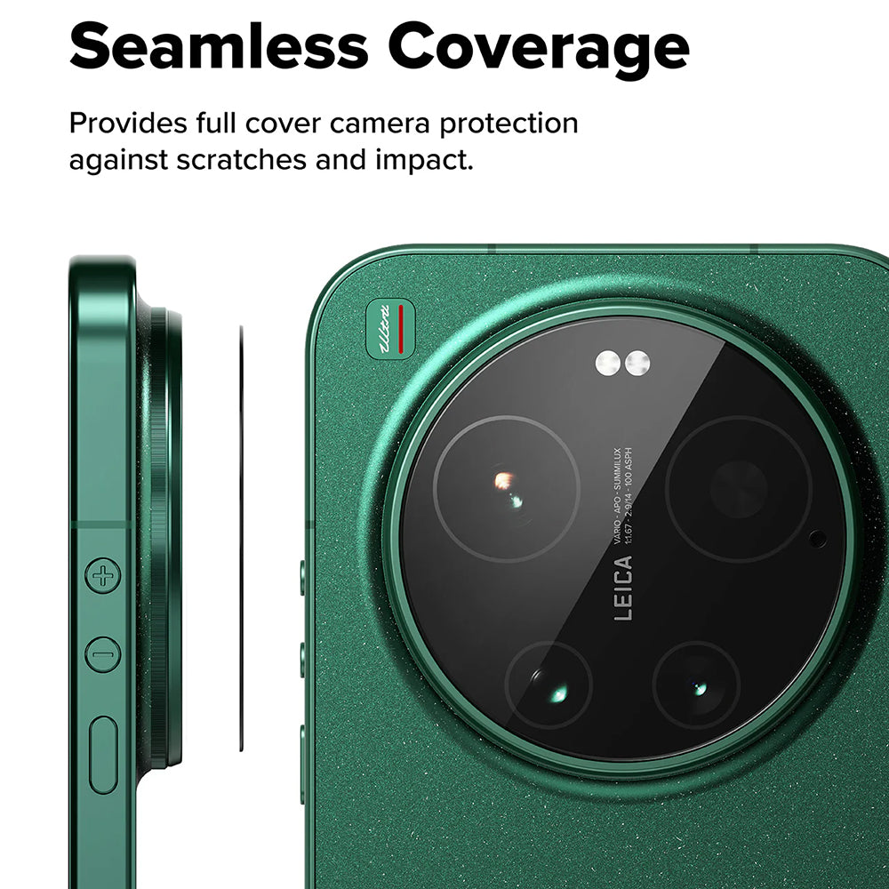 Ringke hátlapi kamera védőfólia Xiaomi 17 Ultra-hoz, edzett üveg, 2 darabos készlet, átlátszó