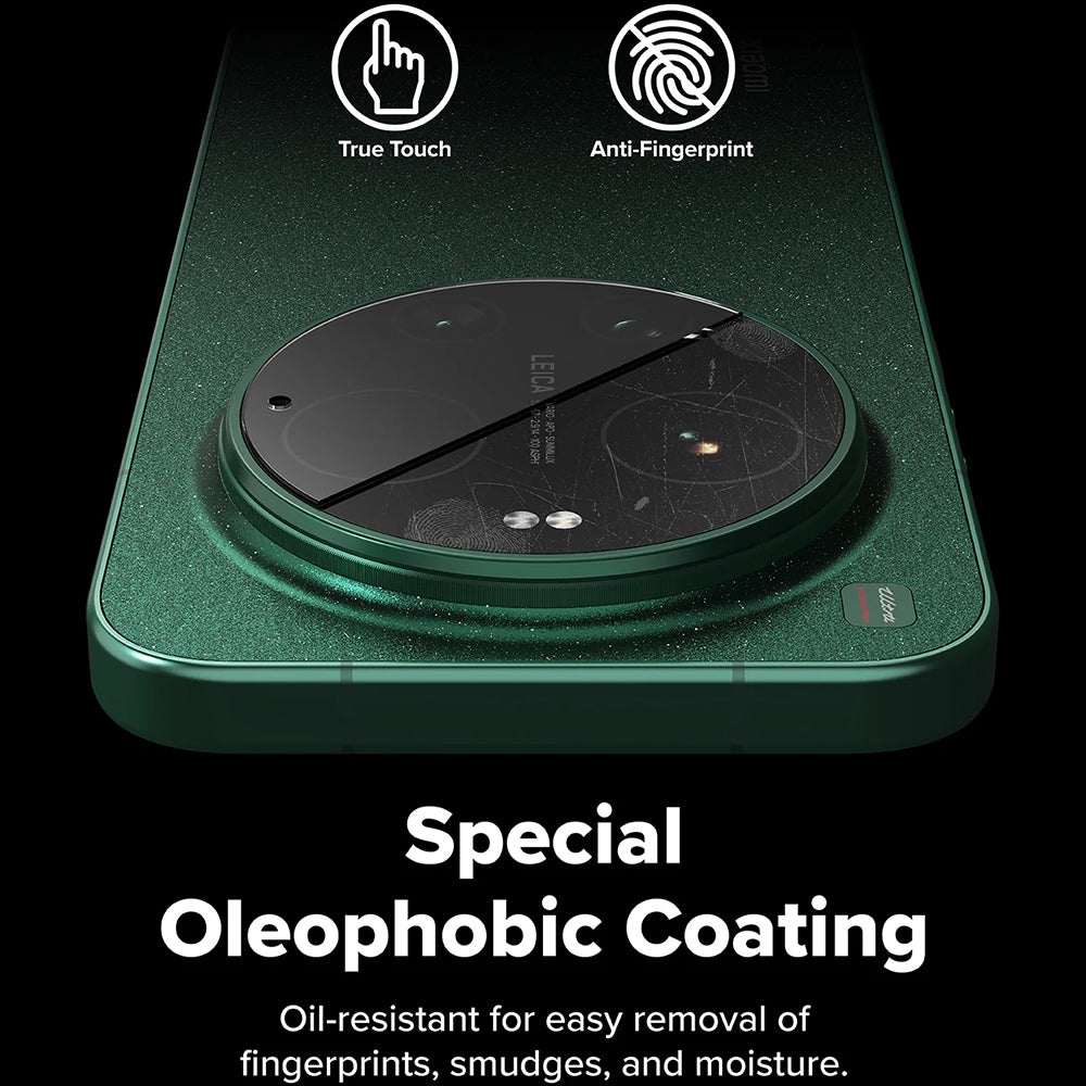 Ringke hátlapi kamera védőfólia Xiaomi 17 Ultra-hoz, edzett üveg, 2 darabos készlet, átlátszó