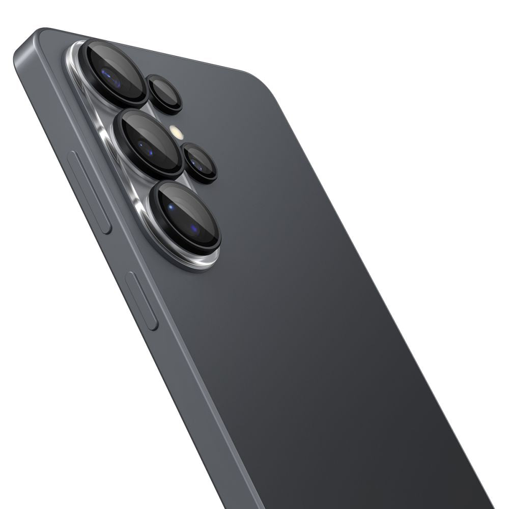 Hátsó kamera védőfólia Spigen GlastR EZ FIT Optik Pro HD Samsung Galaxy S26 Ultra S948-hoz, Edzett üveg, 2 darabos készlet, Fekete