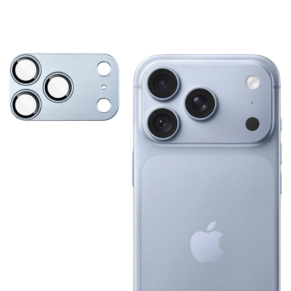 Techsuit védőfólia a hátsó kamerához Apple iPhone 18 Pro készülékhez, edzett üveg, világoskék