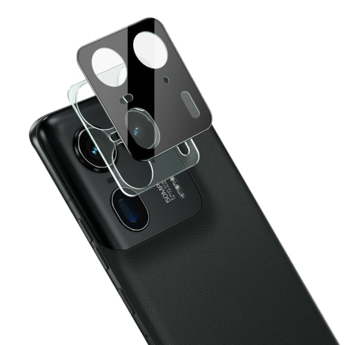 Techsuit hátlapi kameravédő fólia Motorola Edge 50 Ultra készülékhez, edzett üveg, fekete