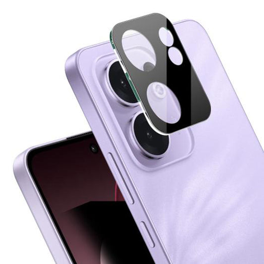 Techsuit hátlapi kameravédő fólia Oppo Reno13 FS 5G / Reno13 F 4G / Reno13 F készülékekhez, edzett üveg, fekete